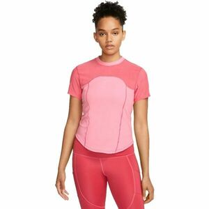 Nike DF AIR SS TOP Tricou antrenament femei, roz, mărime imagine