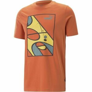 Puma GRAPHICS RUDAGON TEE Tricou pentru bărbați, portocaliu, mărime imagine