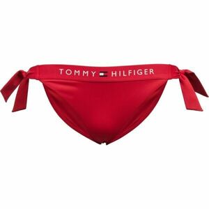 Tommy Hilfiger TH ORIGINAL-SIDE TIE CHEEKY BIKINI Slip de baie damă, roșu, mărime imagine