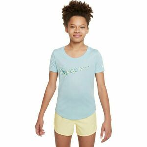 Nike DF TEE SCOOP SE+ Tricou pentru fete, albastru deschis, mărime imagine