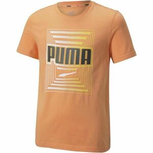 Puma ALPHA GRAPHIC TEE Tricou copii, portocaliu, mărime imagine