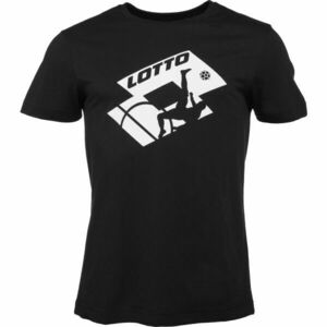 Lotto TEE SOCCER CLUB MEL Tricou pentru bărbați, negru, mărime imagine
