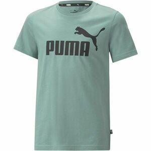 Puma ESS LOGO TEE B Tricou de băieţi, verde, mărime imagine