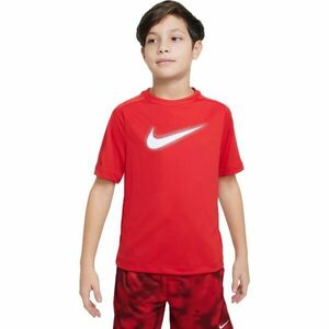 Nike DF MULTI+ SS TOP HBR Tricou pentru băieți, roșu, mărime imagine