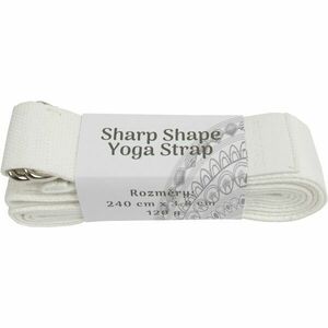 SHARP SHAPE YOGA STRAP WHITE Bandă yoga, alb, mărime imagine