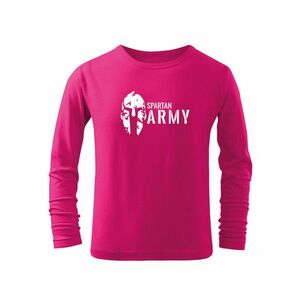 DRAGOWA Tricouri lungi copii Spartan army, roz imagine