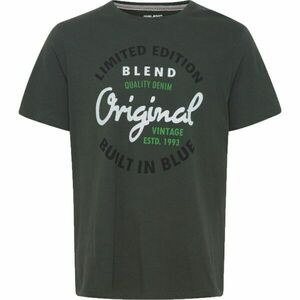 BLEND TEE REGULAR FIT Tricou pentru bărbați, verde închis, mărime imagine