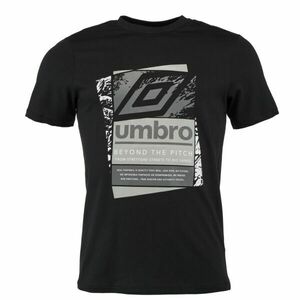Umbro FW LAYERED BOX LOGO GRAPHIC TEE Tricou pentru bărbați, negru, mărime imagine