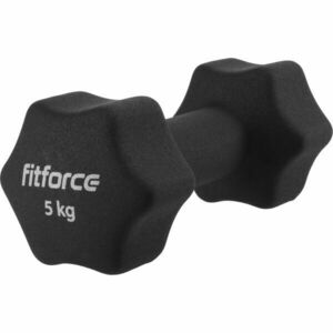 Fitforce FDBN 5 KG Greutate pentru o mână, negru, mărime imagine