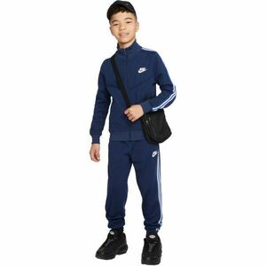 Nike NSW TRACKSUIT POLY TAPED FZ Trening pentru copii, albastru închis, mărime imagine