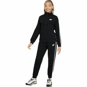 Nike NSW TRACKSUIT POLY TAPED FZ Set trening copii, negru, mărime imagine