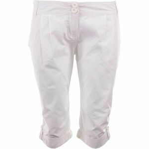 ALPINE PRO AMUNA 2 Pantaloni 3/4 damă, alb, mărime imagine
