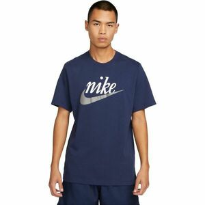 Nike NSW TEE FUTURA 2 Tricou bărbați, albastru închis, mărime imagine