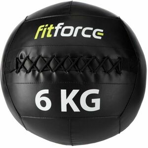 Fitforce WALL BALL 6 KG Minge medicinală, negru, mărime imagine