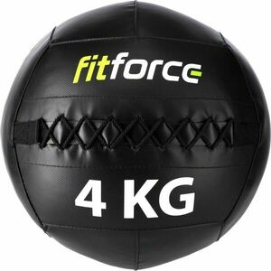 Fitforce WALL BALL 4 KG Minge medicinală, negru, mărime imagine