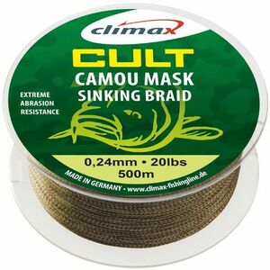 Fir textil Climax Cult Camou Mask Sinking Braid, 500m (Diametru fir: 0.24 mm) imagine