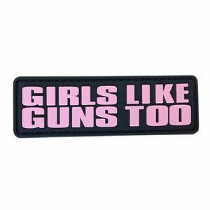 Petic WARAGOD Girls like guns PVC imagine