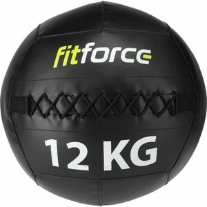 Fitforce WALL BALL 12 KG Minge medicinală, negru, mărime imagine
