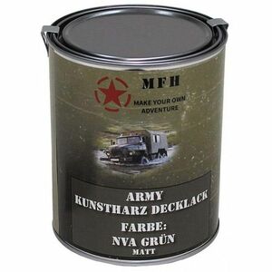 MFH Vopsea army, NVA verde mat, 1 litru imagine