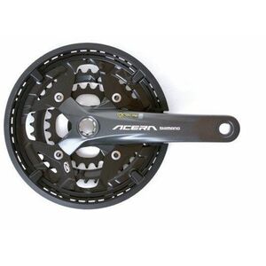 Angrenaj pedalier Shimano Acera FC-M391-L 48x36x26T 170mm 9V imagine
