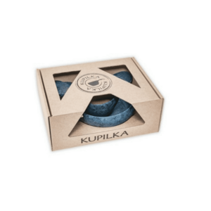 Set de farfurii pentru călătorii Kupilka Junior SET, albastru imagine
