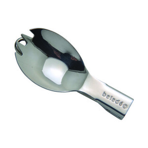 Baladeo PLR086 lingură pliabilă cu furculiță, din oțel inoxidabil imagine
