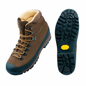 Pantof de trekking Fitwell Solid cu căptușeală din piele Yuma maro imagine