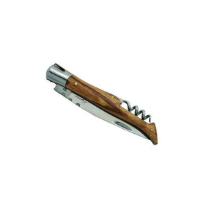 Laguiole DUB042 cuțit de buzunar cu tirbușon, lama 12cm, oțel 420, mâner zebrawood imagine