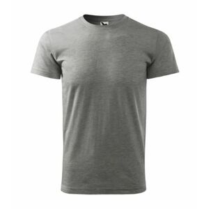 Tricou Malfini Basic pentru bărbați, gri închis imagine