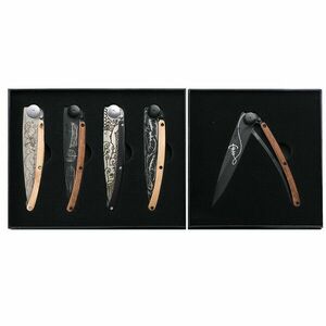 Set de 6 cuțite Deejo cu lama lucioasă ebony wood imagine