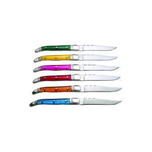 Laguiole DUB117 set de 6 cuțite de friptură cu mâner ABS imagine