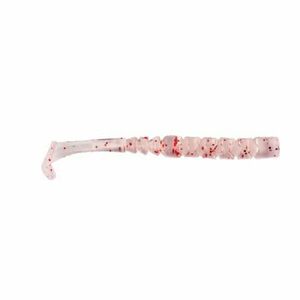 Shad Mustad AJI Paddle Tail, 5cm, UV Clear Red Glitter, 12buc/plic imagine