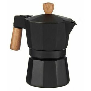 Origin Outdoors Bellanapoli Espresso Coffee Maker 1 Cup Genuine Wooden Handle imagine