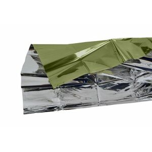 Origin Outdoors Olive Silver Survival Blanket XL imagine