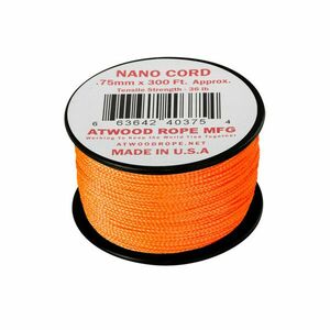 Cablu Helikon-Tex Nano (300 ft) - portocaliu neon imagine
