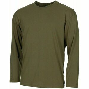 Tricou american cu mânecă lungă MFH, verde OD, 170 g/m² imagine