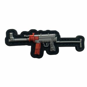 WARAGOD aplicatie 3D GUN PVC PATCH imagine