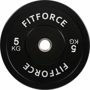 Fitforce PLRO 5 KG x 50 MM Disc pentru haltere, negru, veľkosť 5 KG imagine