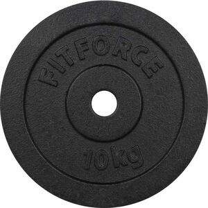 Fitforce DISC GREUTATE 10KG NEGRU 30MM Disc greutăți, negru, mărime imagine