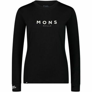 MONS ROYALE YOTEI CLASSIC Tricou Merino pentru femei, negru, mărime imagine