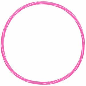 Fitforce HULAHOP50 Cerc gimnastică, roz, veľkosť os imagine