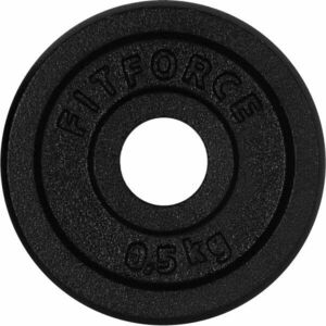 Fitforce PLB 0, 5KG 25MM Disc de greutate, negru, veľkosť 0, 5 KG imagine