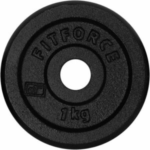 Fitforce PLB 1KG 25MM Disc de greutate, negru, mărime imagine