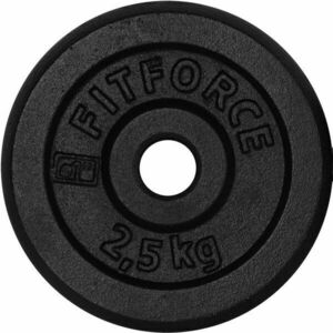 Fitforce PLB 2, 5KG 25MM Disc de greutate, negru, veľkosť 2, 5 KG imagine