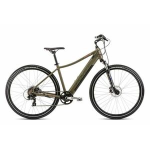 Bicicleta electrica de trekking femei Romet Orkan 2 D RM Integrat Olive 2023 imagine
