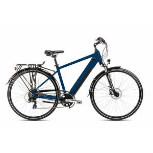 Bicicleta electrica de trekking/oras barbati Romet Wagant 2 RM Integrat Bleumarin/Gri 2023 imagine