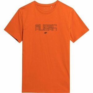 4F T-SHIRT Tricou pentru bărbați, portocaliu, mărime imagine