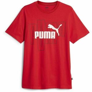 Puma GRAPHICS NO.1 TEE Tricou pentru bărbați, roșu, mărime imagine