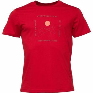 Hi-Tec NOLE Tricou pentru bărbați, roșu, mărime imagine