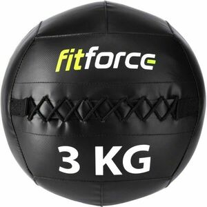 Fitforce WALL BALL 3 KG Minge medicinală, negru, mărime imagine